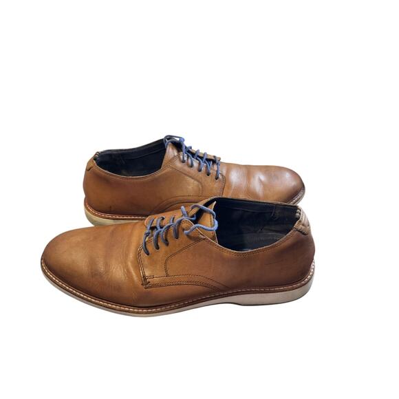 Cole Haan Men's Brown Morris Plain Oxford Leather Lace-Up Dress Shoes Sz 12 - Picture 2 of 7